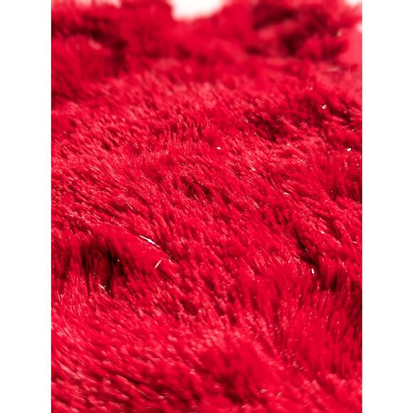 Nannette Kids Girls Red Fuzzy Sparkle Faux Fur Sweater Size 6 – Cozy & Festive - Picture 6 of 9